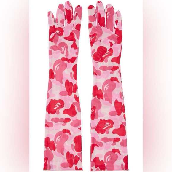 BAPE unisex ABC CAMO GLOVES - Picture 1 of 16